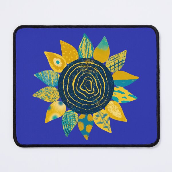 Item preview, Support Ukraine Sunflower Art designed and sold by leafsquare.