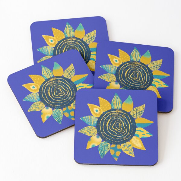 Item preview, Support Ukraine Sunflower Art designed and sold by leafsquare.