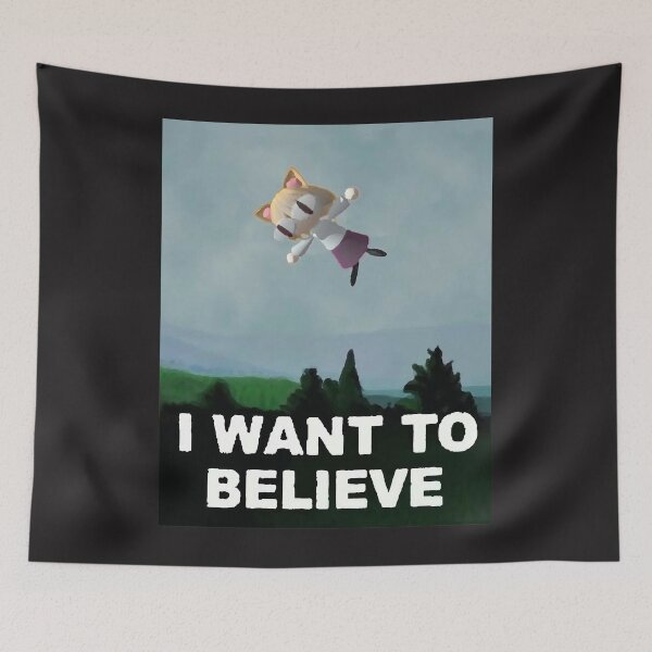 Item preview, Neco-Arc I WANT TO BELIEVE Essential designed and sold by marla8ruby.