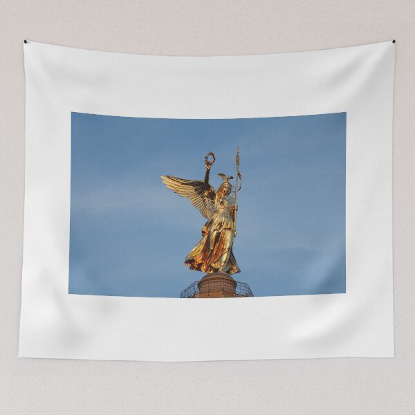 Item preview, Goldelse, Viktoria statue on the Victory Column at Großer Stern in evening sun, Tiergarten, Berlin, Germany designed and sold by Torsten  Krüger.