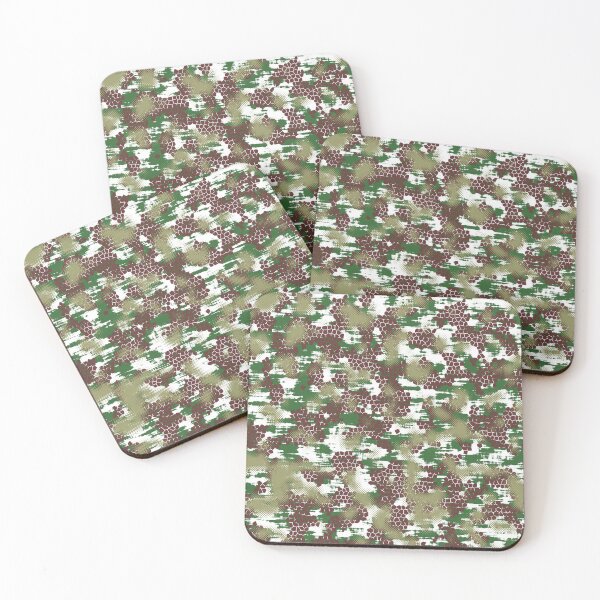 Item preview, White and green Camouflage  designed and sold by Tshirtstory.