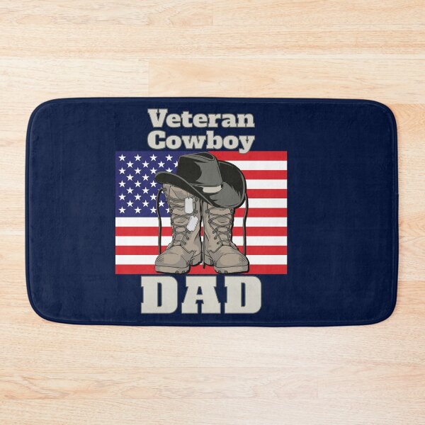 Item preview, Veteran Cowboy Dad American Flag designed and sold by OliviaGbyKyro.