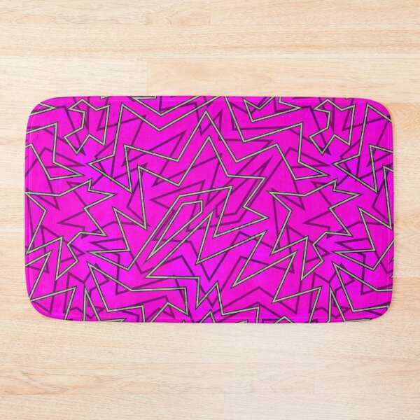 Item preview, Abstract Contemporary Pattern Fuchsia Pink designed and sold by SoccaTamam.
