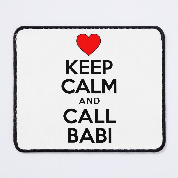 Item preview, Keep Calm Call Babi Czech Grandmother Cute Heart designed and sold by jaycartoonist.