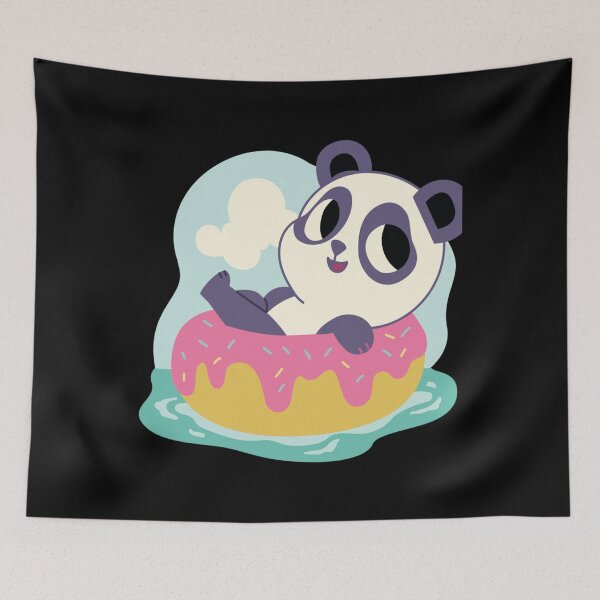 Item preview, cute panda in the sea  Classic . designed and sold by hadderyagutt.