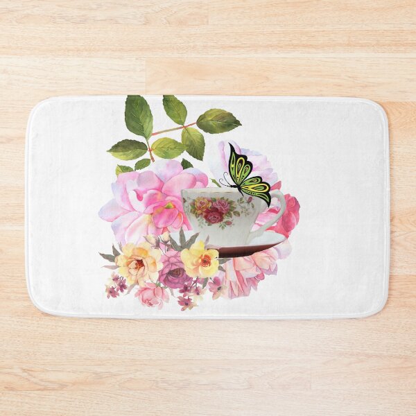 Item preview, Butterfly Teacup Flowers designed and sold by tomorrowsart.