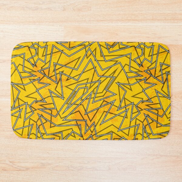 Item preview, Abstract Contemporary Pattern Yellow and White designed and sold by SoccaTamam.