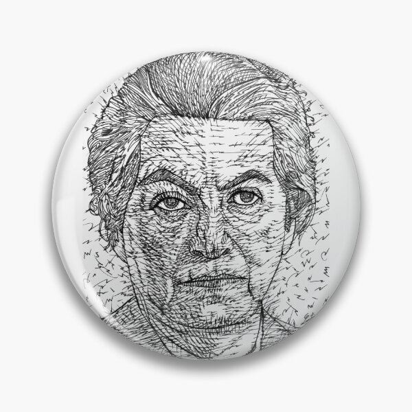 Item preview, GABRIELA MISTRAL ink portrait designed and sold by lautir.