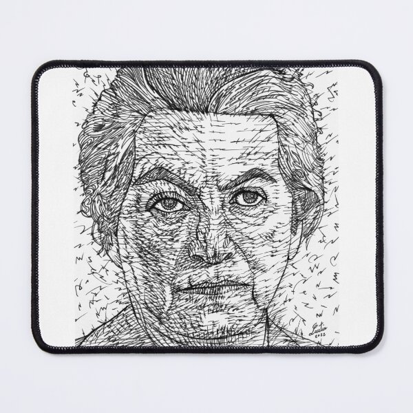 Item preview, GABRIELA MISTRAL ink portrait designed and sold by lautir.