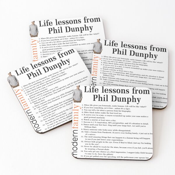 Item preview, Life Lessons From Phil Dunphy Modern Family Films Sitcom Movie Cameron Tucker Alex Dunphy Gift Graph designed and sold by ziemeripspat.