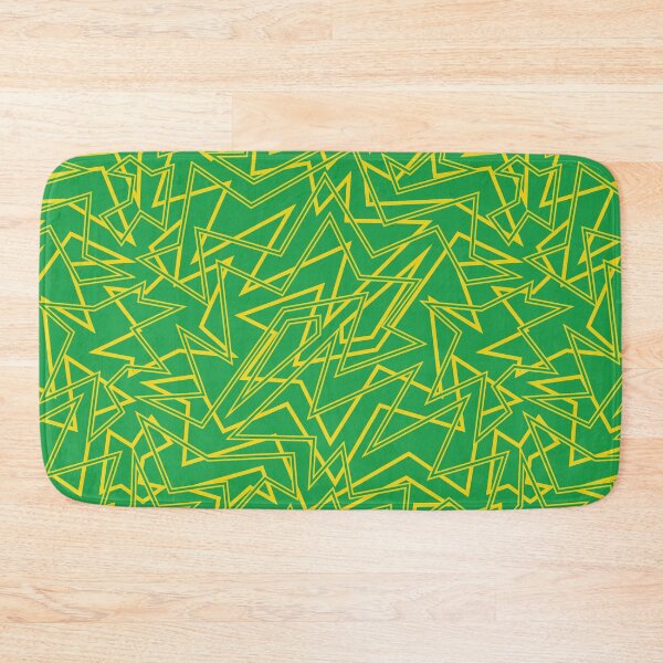 Item preview, Abstract Contemporary Pattern Green and Yellow designed and sold by SoccaTamam.