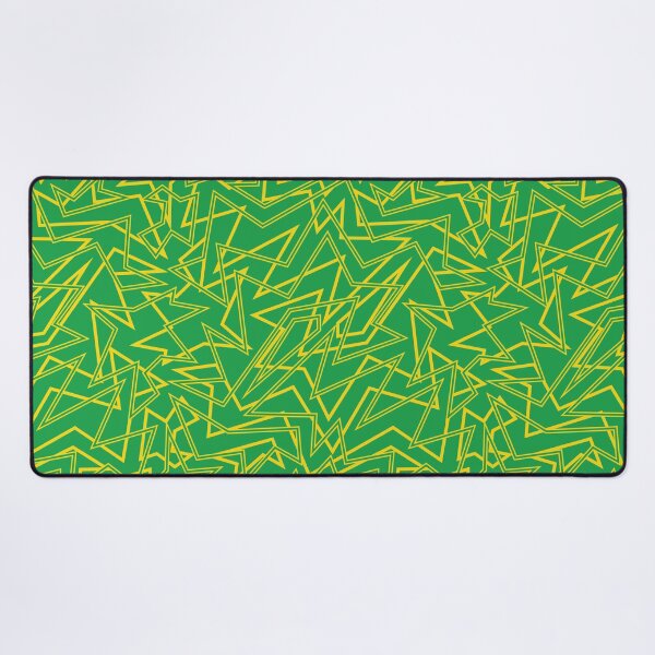 Item preview, Abstract Contemporary Pattern Green and Yellow designed and sold by SoccaTamam.