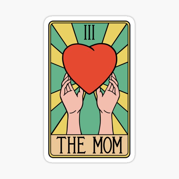 "The Mom Tarot Card" Sticker for Sale by isstgeschichte Redbubble