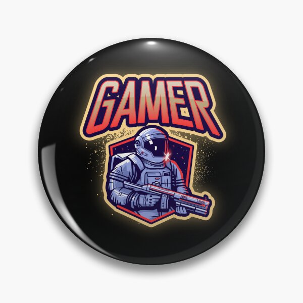 Item preview, Gamer with Astronaut holding a Space Gun designed and sold by PRIVARSHU.