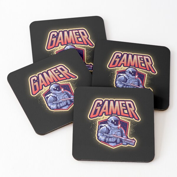 Item preview, Gamer with Astronaut holding a Space Gun designed and sold by PRIVARSHU.