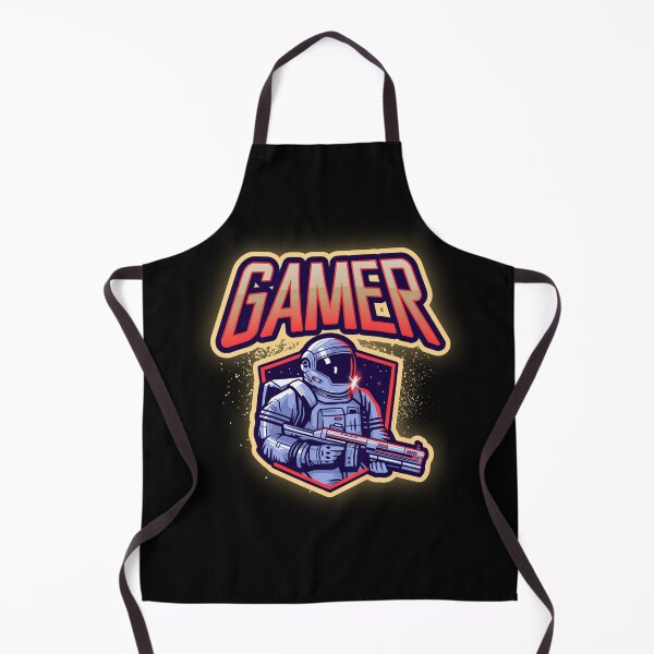 Item preview, Gamer with Astronaut holding a Space Gun designed and sold by PRIVARSHU.