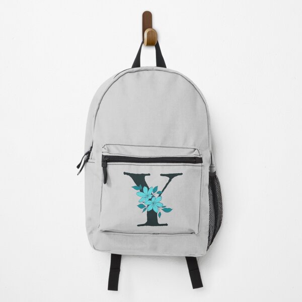 Item preview, Blue floral Y monogram designed and sold by Coffee Lifestyle.