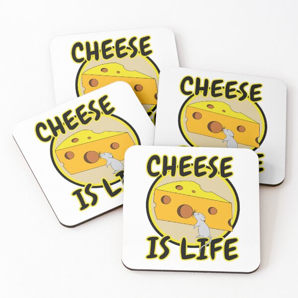 Item preview, Cheese Is Life Mouse Swiss Cheese designed and sold by RichTeeDesigns.