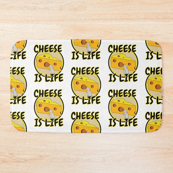 Item preview, Cheese Is Life Mouse Swiss Cheese designed and sold by RichTeeDesigns.