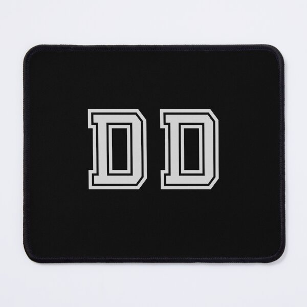 Item preview, D.D. Varsity Initials | Varsity Letters | Black And White | Personalised Gifts designed and sold by Avo And Sriracha.