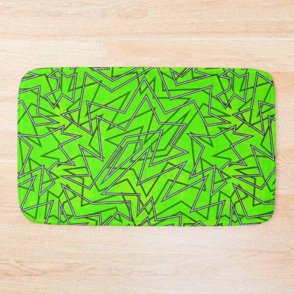 Item preview, Abstract Contemporary Pattern Green and White designed and sold by SoccaTamam.