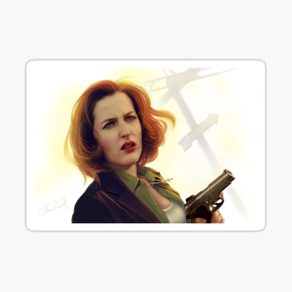Scully badass Sticker