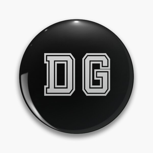 Item preview, D.G. Varsity Initials | Varsity Letters | Black And White | Personalised Gifts designed and sold by Avo And Sriracha.