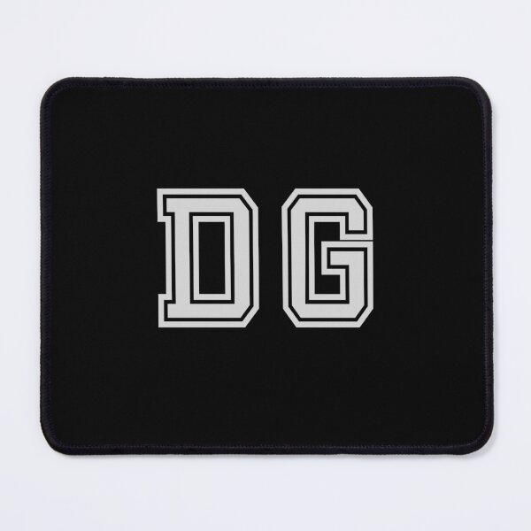 Item preview, D.G. Varsity Initials | Varsity Letters | Black And White | Personalised Gifts designed and sold by Avo And Sriracha.