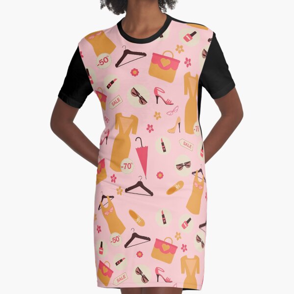 Item preview, Shopping Spring Sale Seamless Pattern. Accessories, Clothing and Fashion Elements designed and sold by ivector.