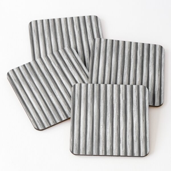 Item preview, Gray iron bars straight lines pattern designed and sold by StohlerPhotos.