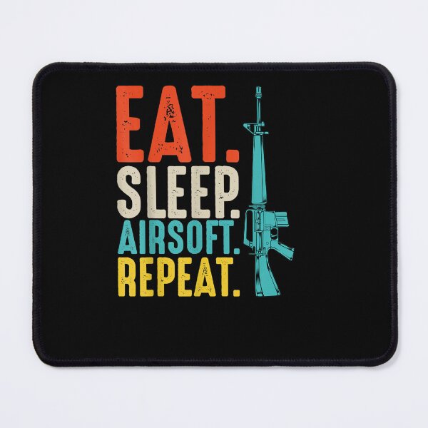 Item preview, Eat Sleep Airsoft Repeat Team Sport Motivational Quote designed and sold by DeannaMarks.