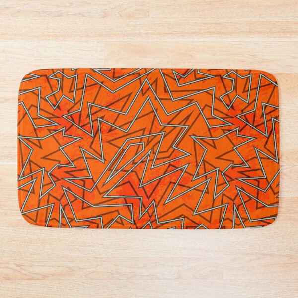 Item preview, Abstract Contemporary Pattern Orange and White designed and sold by SoccaTamam.