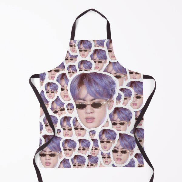 Item preview, BTS JIN / Kim Seokjin Purple Hair Funny Cute Fake Maknae  designed and sold by EN-YJW.