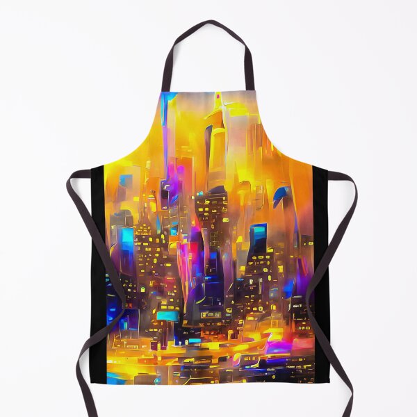 Item preview, City Lights 18 Magic Golden Glow designed and sold by mhfoto.