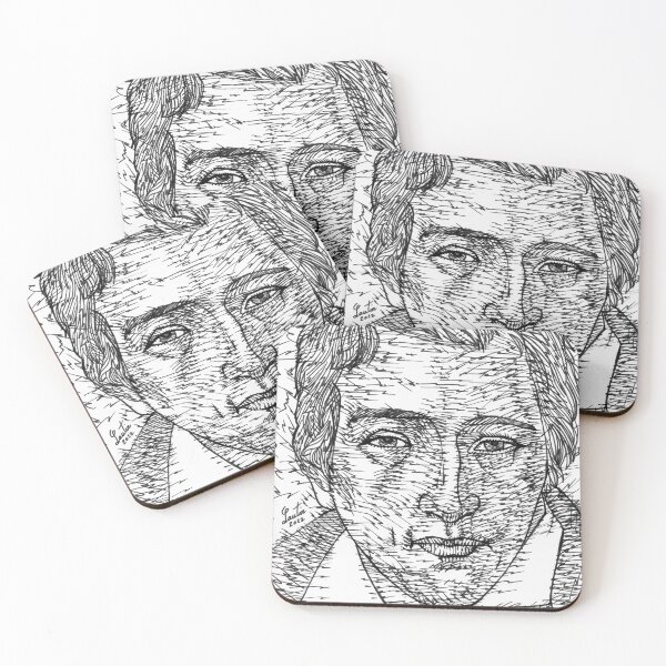Item preview, HEINRICH HEINE ink portrait designed and sold by lautir.
