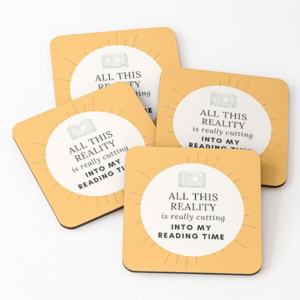 Item preview, All this reality is really cutting into my reading time designed and sold by Quotes-and-plus.
