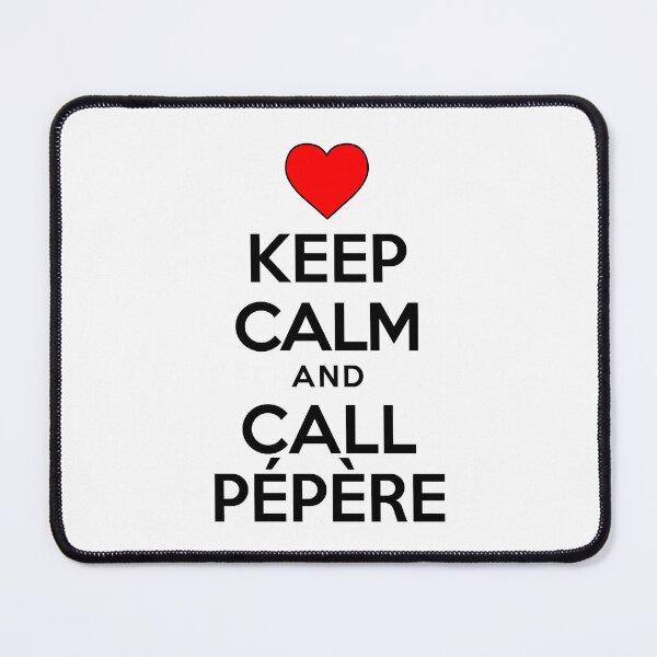 Item preview, Keep Calm Call Pepere French Grandfather Cute Heart designed and sold by jaycartoonist.