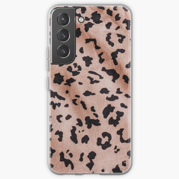 Leopard black and brown print; Samsung Galaxy Cases Samsung Galaxy Soft Case