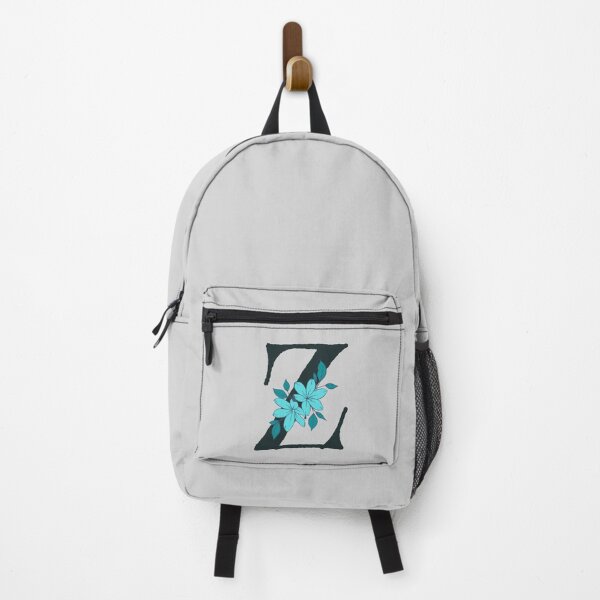 Item preview, Blue floral Z monogram designed and sold by Coffee Lifestyle.