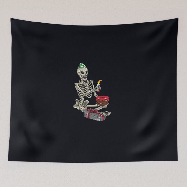 Item preview, Funny Halloween Skeleton Birthday Halloween Birthday Party designed and sold by DeannaMarks.