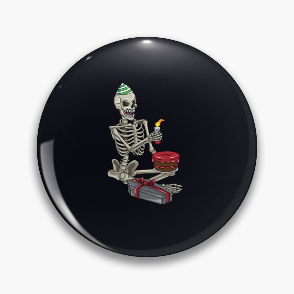 Item preview, Funny Halloween Skeleton Birthday Halloween Birthday Party designed and sold by DeannaMarks.