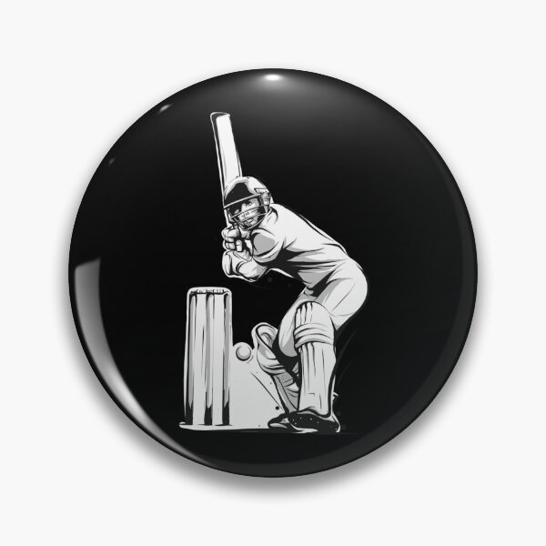Item preview, Cricket Player 2 Sticker designed and sold by rollinsale.