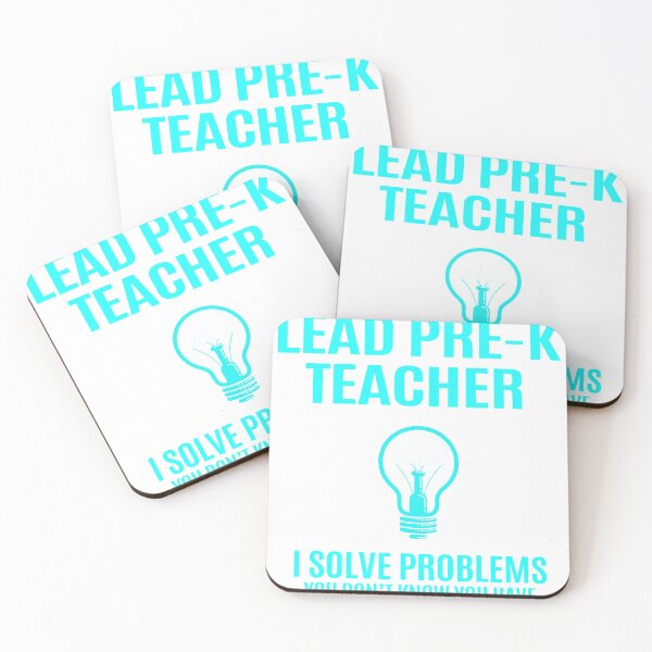 Item preview, Lead Pre-K Teacher - I Solve Problems Job Gift designed and sold by melissaval2.