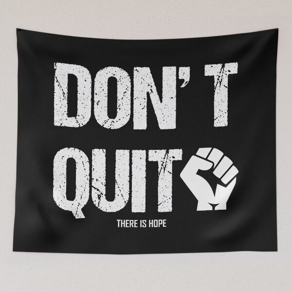 Item preview, Don't quit - motivational gift ideas for students & gym motivation quotes designed and sold by Desibeau.