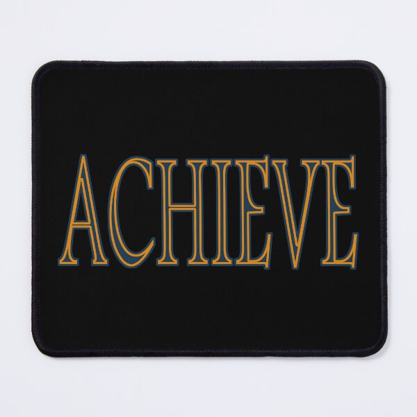 Item preview, Achieve, Inspirational, Motivational, Minimalist, Typography, Aesthetic Text designed and sold by DULCE76.