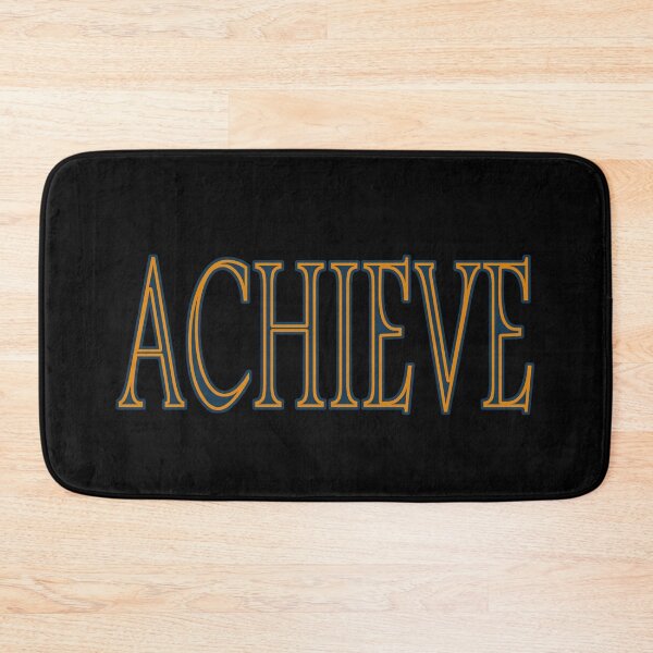 Item preview, Achieve, Inspirational, Motivational, Minimalist, Typography, Aesthetic Text designed and sold by DULCE76.