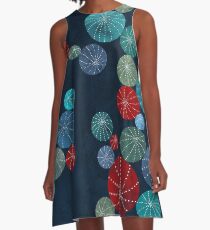 Colorful cactus field A-Line Dress