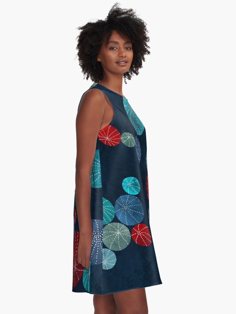 Alternate view of Colorful cactus field A-Line Dress
