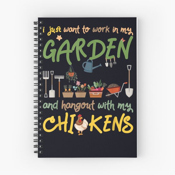 Item preview, Gardening and Chickens Work In Garden Hangout With Chickens designed and sold by DeannaMarks.