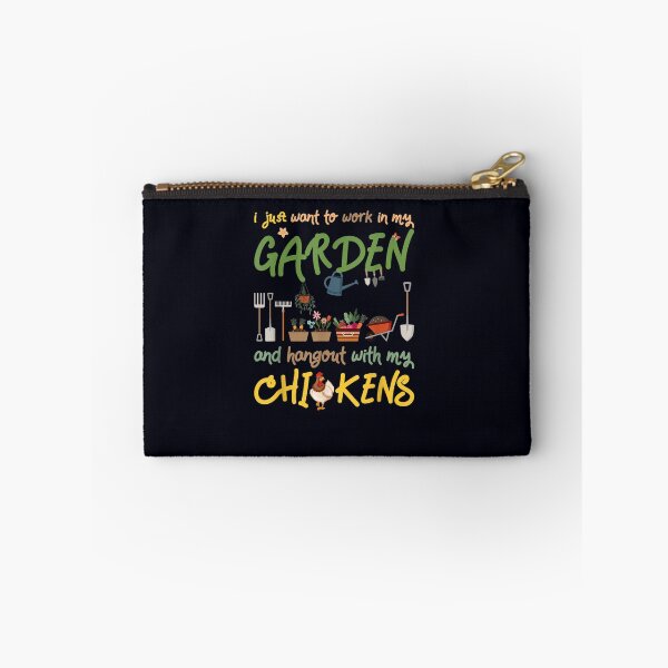 Item preview, Gardening and Chickens Work In Garden Hangout With Chickens designed and sold by DeannaMarks.